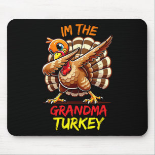 Ich bin die Großmutter Truthahn passende Familient Mousepad