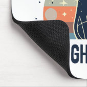 ICH BIN DIE GRÖSSTE ZUKUNFT, DIE GHOST CAT MOUSEPAD (Ecke)