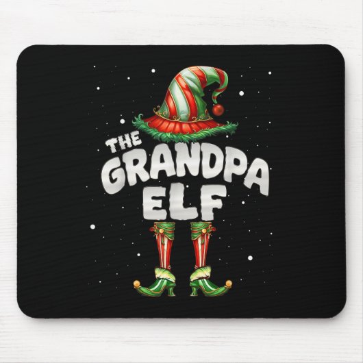 Ich bin die Großvater Elf Familie Matching Group C Mousepad (Vorne)