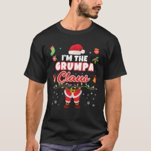 Ich bin die Grumpa Claus Matching Family Merry Chr T-Shirt