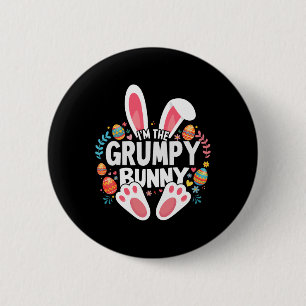 Ich bin die gruselige, sonnige, passende Osterfami Button
