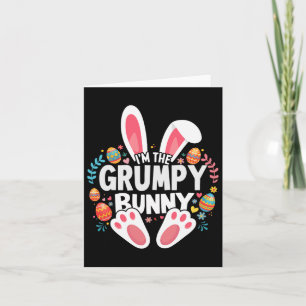 Ich bin die gruselige, sonnige, passende Osterfami Karte