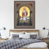 "ICH BIN DIE GUTE SHEPHERD" John 10:11 Mosaikkunst Leinwanddruck (Insitu (Schlafzimmer))