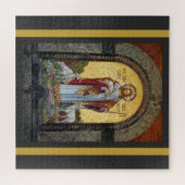 "ICH BIN DIE GUTE SHEPHERD" John 10:11 Mosaikkunst Puzzle (Horizontal)