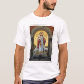 "ICH BIN DIE GUTE SHEPHERD" John 10:11 Mosaikkunst T-Shirt (Vorderseite)