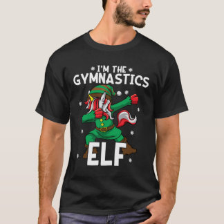 Ich bin die Gymnastik Elf Unicorn Gymnast Girl Chr T-Shirt