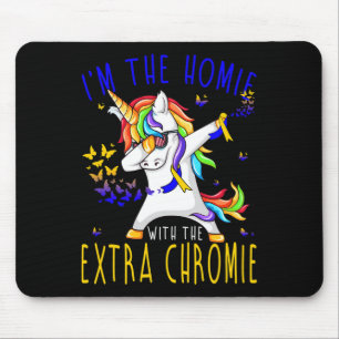 Ich bin die Heimat des Extra-Chromie-Down-Syndroms Mousepad