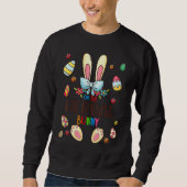 Ich bin die Herbal Bunny Oaster Day Matching Famil Sweatshirt (Vorderseite)
