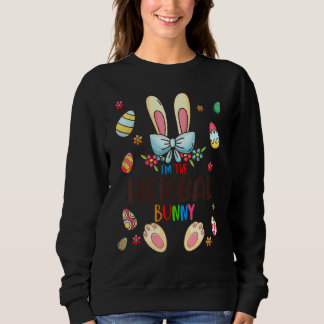 Ich bin die Herbal Bunny Oaster Day Matching Famil Sweatshirt