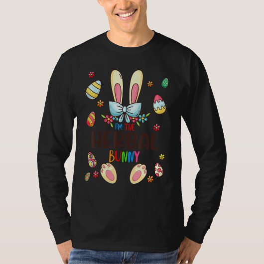 Ich bin die Herbal Bunny Oaster Day Matching Famil T-Shirt (Vorderseite)