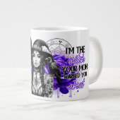 Ich bin die Hexe Jumbo-Tasse (Vorderseite Rechts)