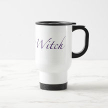 "Ich bin die Hexe" umwickeln isolierte Tasse