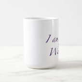 "Ich bin die Hexe" (verlassen Hand) Morphing-Tasse Verwandlungstasse (Zentrum)