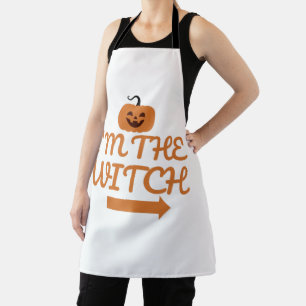 Ich bin die Hexen-Halloween-Schürze Schürze