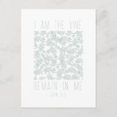 Ich bin die Illustrierte Verse der WeinHand Postkarte (Vorderseite)