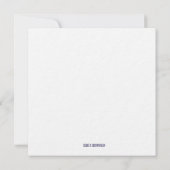 Ich bin die jüdische Hochzeitsfeier meines Geliebt Einladung (Rückseite)