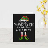 Ich bin die jüngste Elf-Regel, die nicht auf mich Karte (Gelbe Blume)