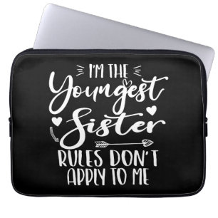 Ich bin die jüngste Schwester Sarcasm Lover, Niedl Laptopschutzhülle