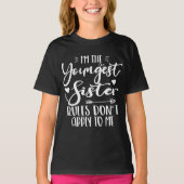 Ich bin die jüngste Schwester Sarcasm Lover, Niedl T-Shirt (Vorderseite)