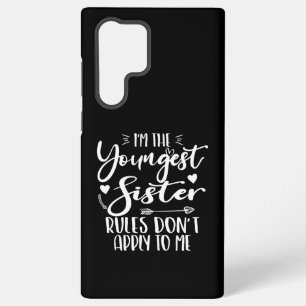 Ich bin die jüngste Schwester Sarkasmus Liebhaber Samsung Galaxy Hülle