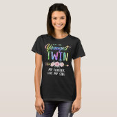 Ich bin die Jüngste Zwillingsmütter, die Zwillings T-Shirt (Vorne ganz)