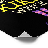 Ich bin die Kiki-Hexenkleider Halloween-Witchy Poster (Ecke)
