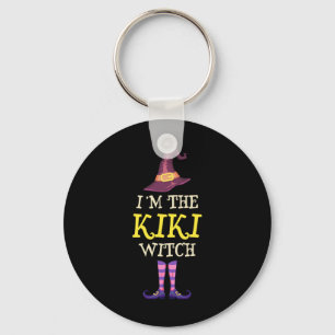 Ich bin die Kiki-Hexenkleider Halloween-Witchy Schlüsselanhänger
