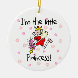 Ich bin die kleine Prinzessin Keramikornament