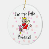 Ich bin die kleine Prinzessin Keramikornament (Links)