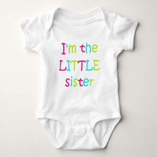 Ich bin die kleine Schwester Baby Strampler
