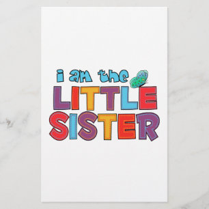 Ich bin die kleine Schwester Butterfly Briefpapier