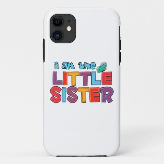 Ich bin die kleine Schwester Butterfly Case-Mate iPhone Hülle (Rückseite)