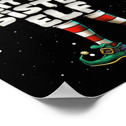 Ich bin die kleine Schwester Elf Familie Matching  Poster (Ecke)