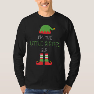 Ich bin die kleine Schwester Elf Weihnachtsfamilie T-Shirt