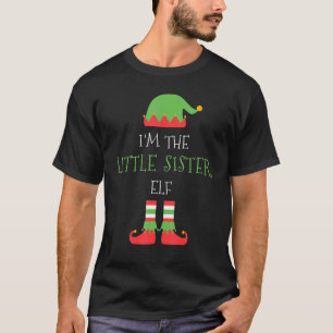 Ich bin die kleine Schwester Elf Weihnachtsfamilie T-Shirt