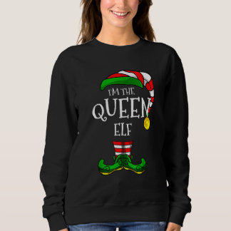 Ich bin die Königin-Elfen-Gruppe Weihnachten passe Sweatshirt