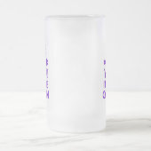 Ich bin DIE KÖNIGIN Mattglas Bierglas (Mittel)