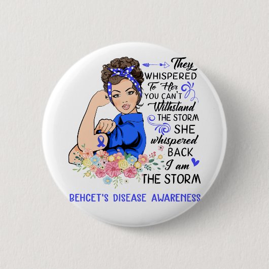 Ich bin die KRANKHEITSBEUGUNG des Sturms Button (Vorderseite)