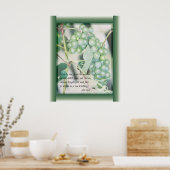 Ich bin die Kunst der Weinschrift Poster (Küche)