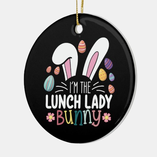 Ich bin die "Lady Bunny Oaster Matching" Keramik Ornament (Links)