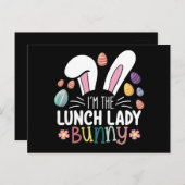 Ich bin die "Lady Bunny Oaster Matching" Postkarte (Vorne/Hinten)
