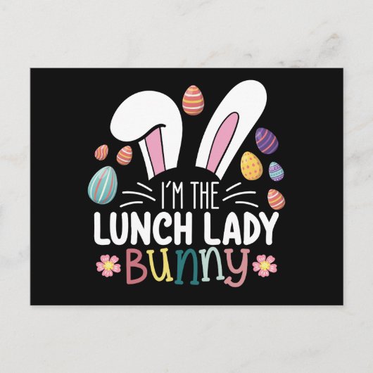 Ich bin die "Lady Bunny Oaster Matching" Postkarte (Vorderseite)