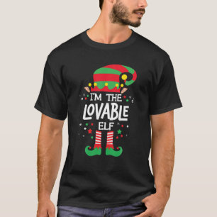 Ich bin die liebenswerte Elf-Familie, die Christma T-Shirt