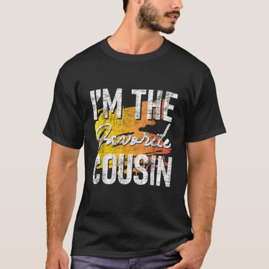 Ich bin die Lieblings-Cousin-Cousin, die zu Famili T-Shirt (Vorderseite)