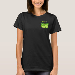 Ich bin die Limette, Lustiges passendes Paar-Set T-Shirt