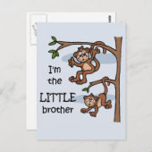 Ich bin die Little Brother Postkarte (Vorne/Hinten)