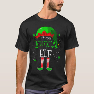 Ich bin die Logical Elf Familie, die Kostüm Christ T-Shirt