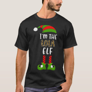 Ich bin die Lola Elf Matching Weihnachtsfamilie fü T-Shirt