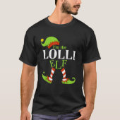 Ich bin die LOLLI Elf Familiengruppe Matching PJ C T-Shirt (Vorderseite)