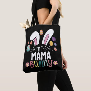 Ich bin die Mama Mama Bunny Osterfamilie, die pass Tasche